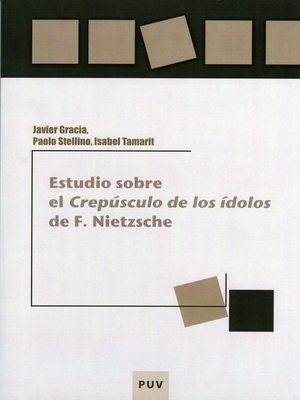 cover image of Estudio sobre el «Crepúsculo de los ídolos» de F. Nietzsche